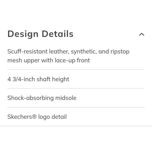 Skechers Men's Work RF Holdredge Rebem Steel Toe Lace Up Boot Black Gray 11 M - Picture 12 of 13